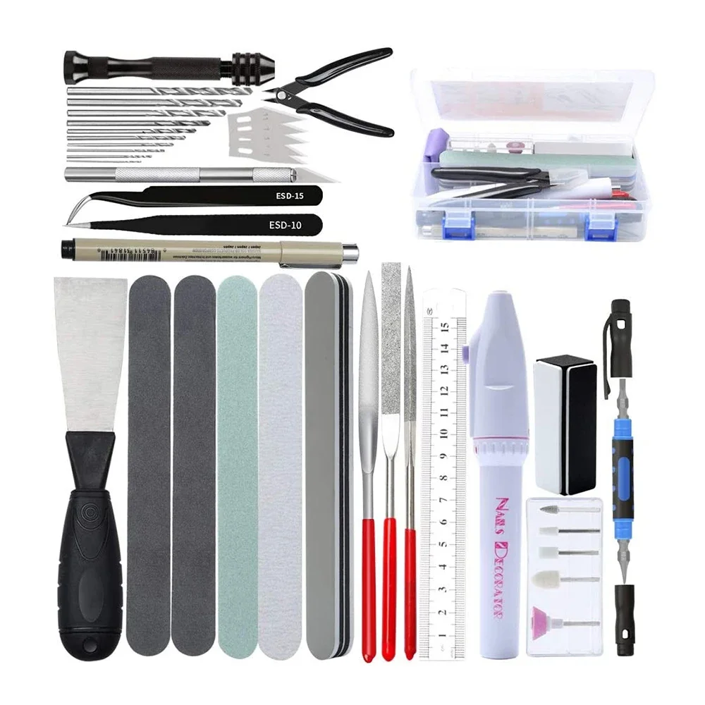 Model Kit Tweezers - 42 in 1 Set di strumenti