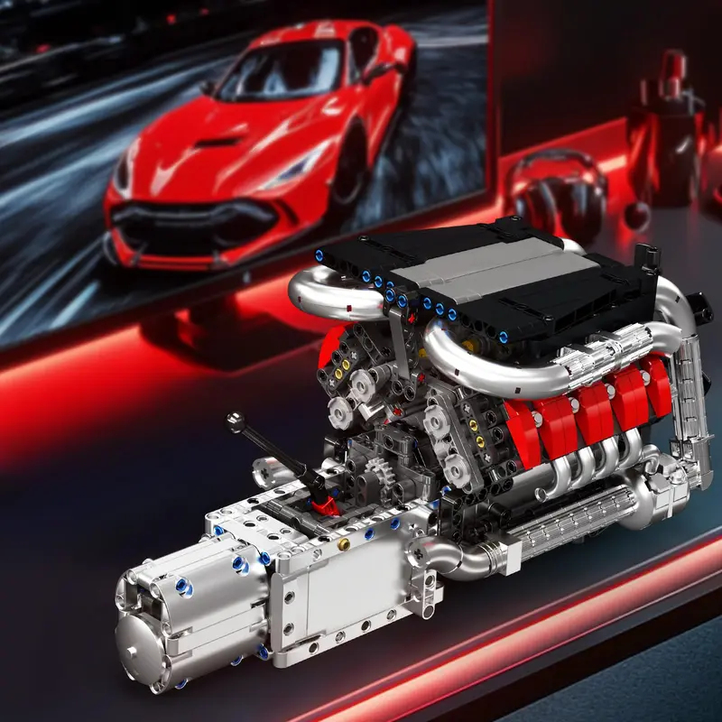 Model Kit Engine V8 - Mould King 10203 1169 Pezzi Kit