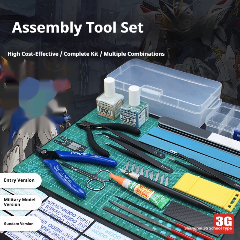 Model Kit Tweezers - Kit di Strumenti per Modellismo: Tronchesino,