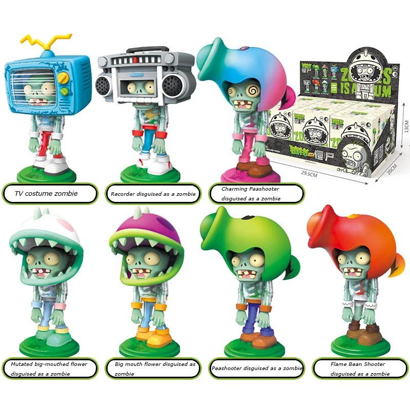 Model Kit Zombie - Piante Vs Zombies Building Blocks Toy