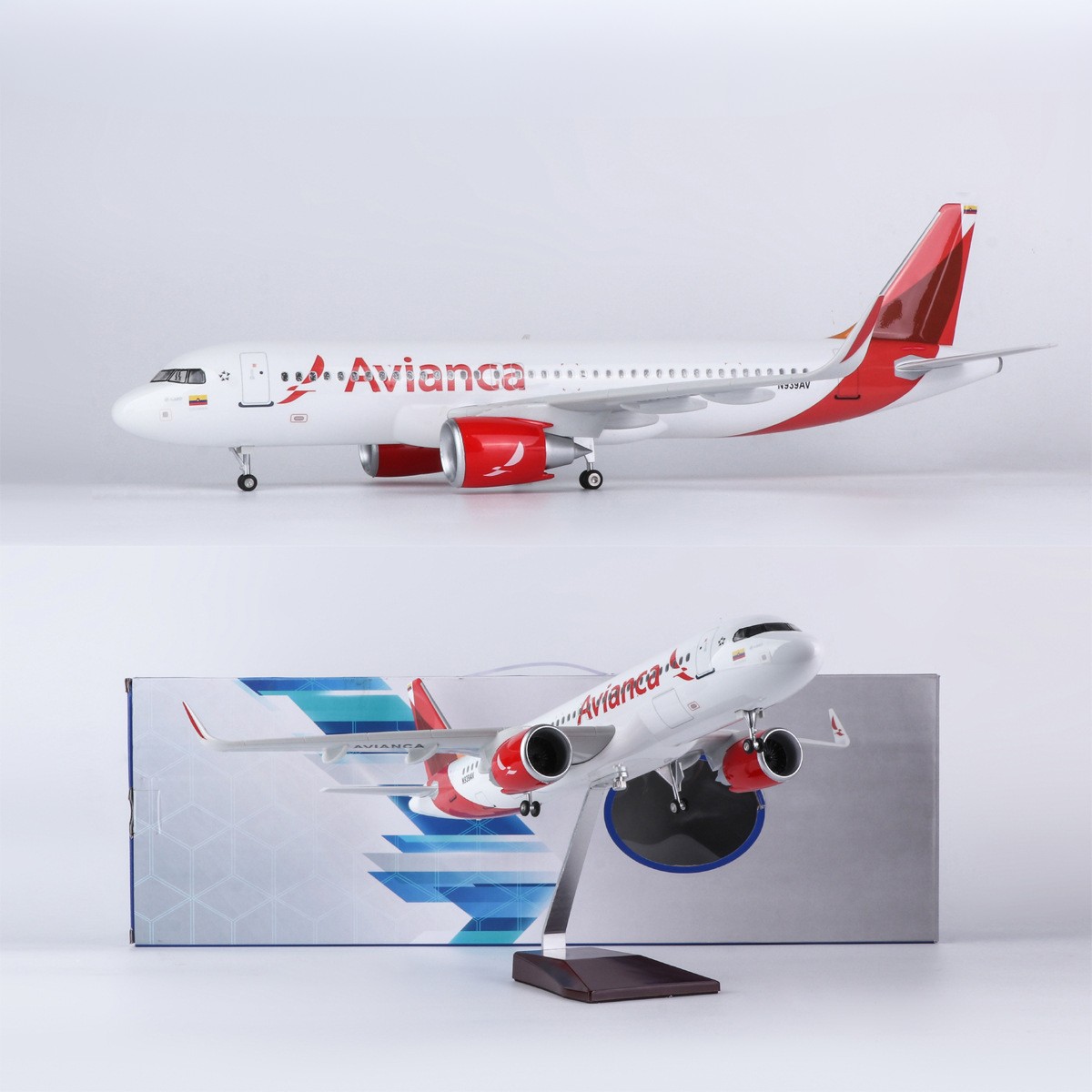 Model Kit Plane - Modellino di Aereo Avianca A320 in