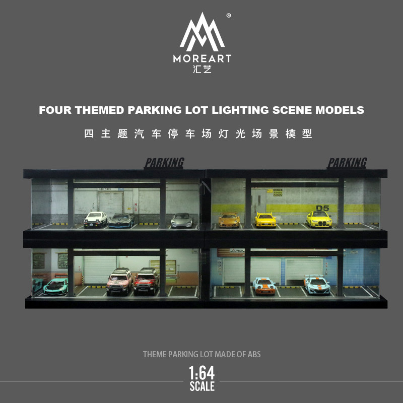 Model Kit Cars - Kit Modello Illuminato di Parcheggio Auto