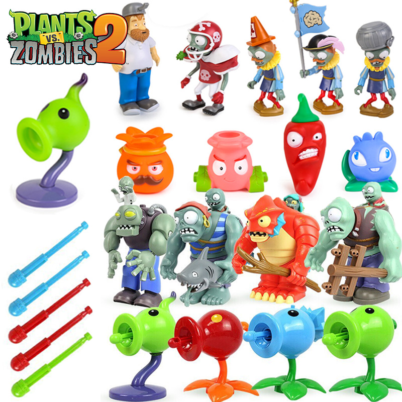 Model Kit Zombie - Set di giocattoli Plants Vs Zombies