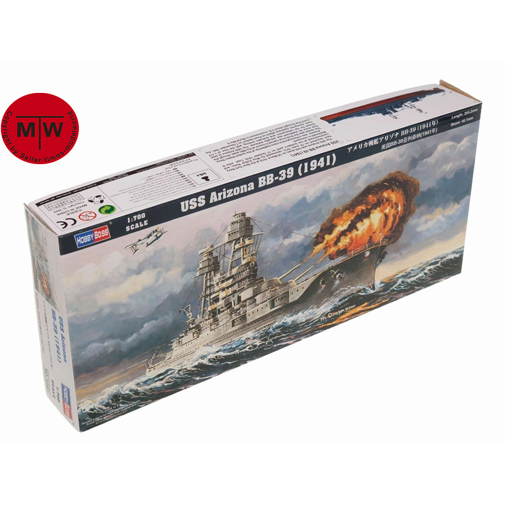 Model Kit Uss Arizona - HobbyBoss 83401 Kit modello di assemblaggio