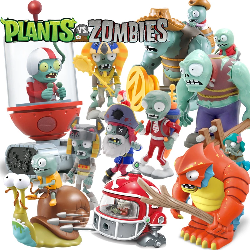 Model Kit Zombie - Piante Vs Zombies 2 Set di