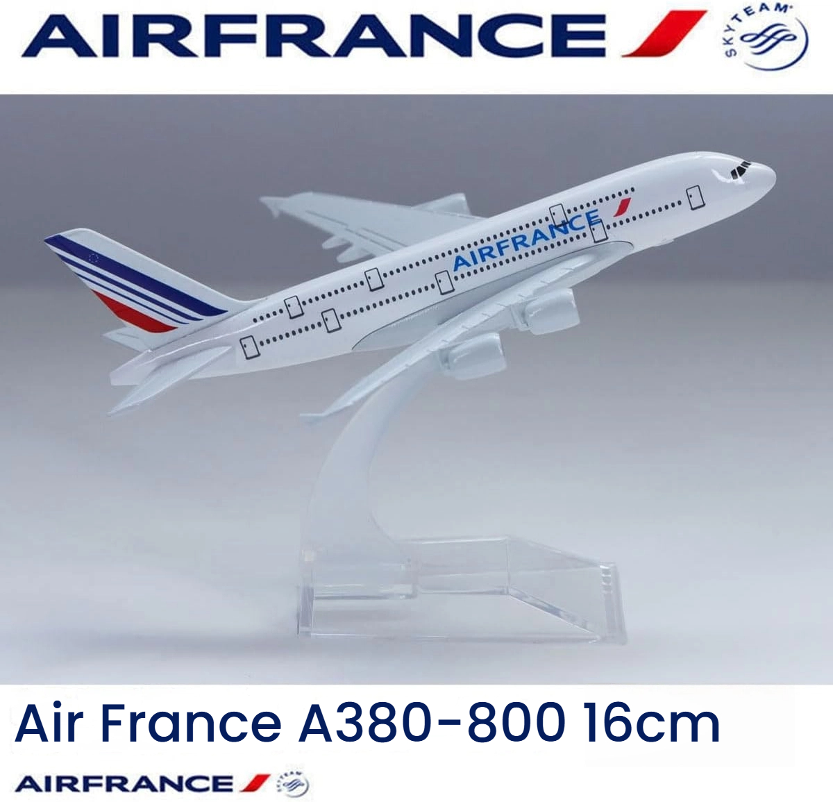 Model Kit Plane - 1/400 16 cm Francia A380 Modello