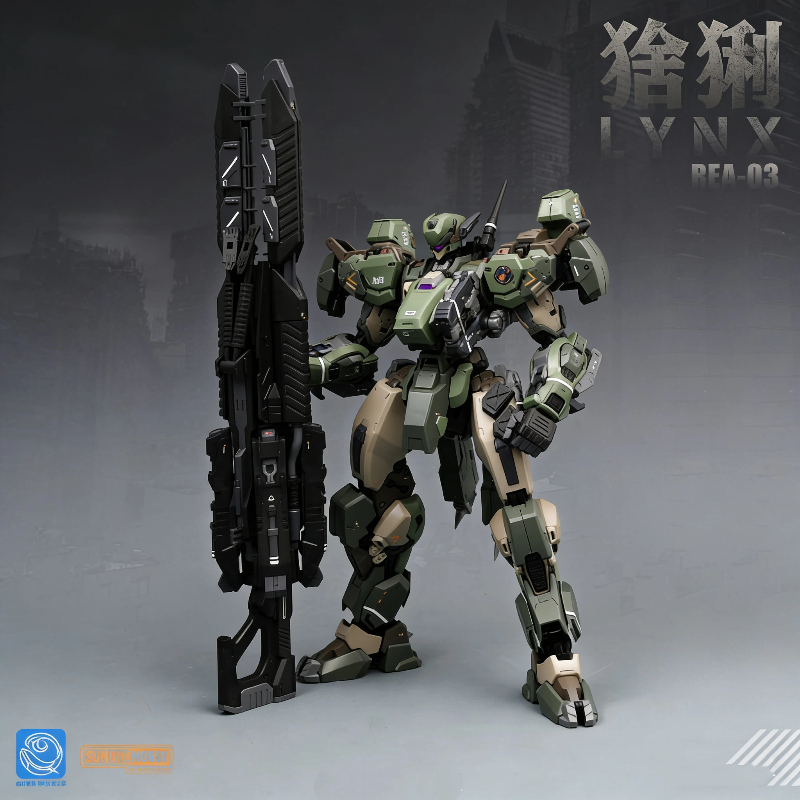 Model Kit Lynx - 1/100 REA-03 Lynx Modello di Montaggio