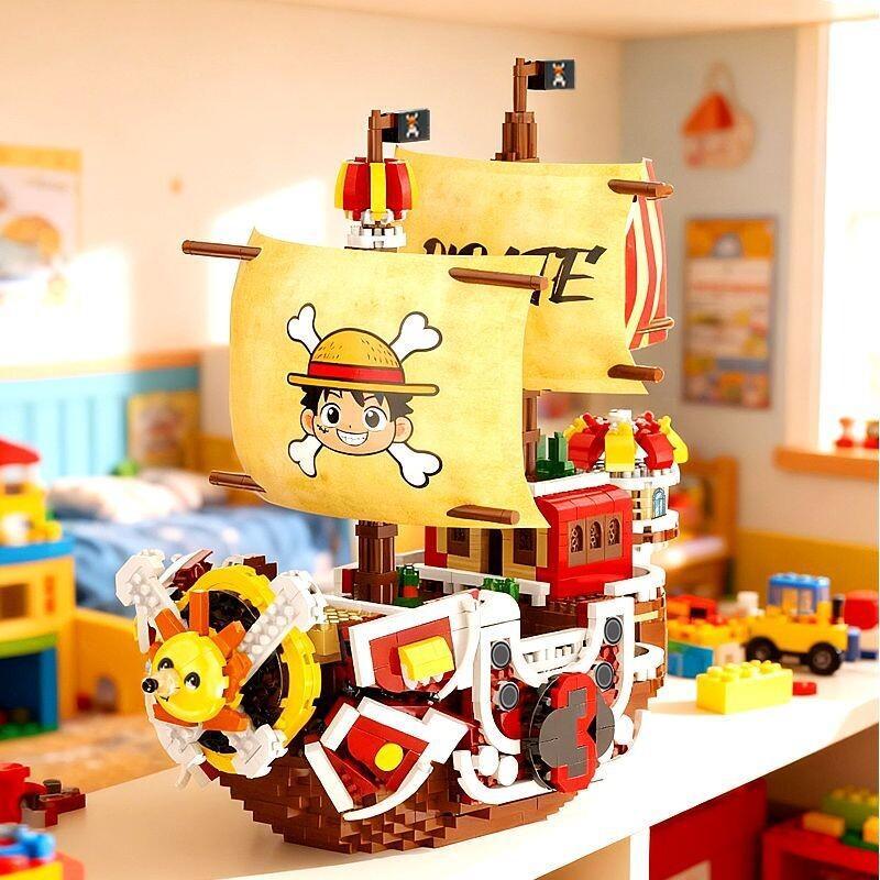 Model Kit One Piece Ship - Kit Modello Costruibile One Piece Thousand
