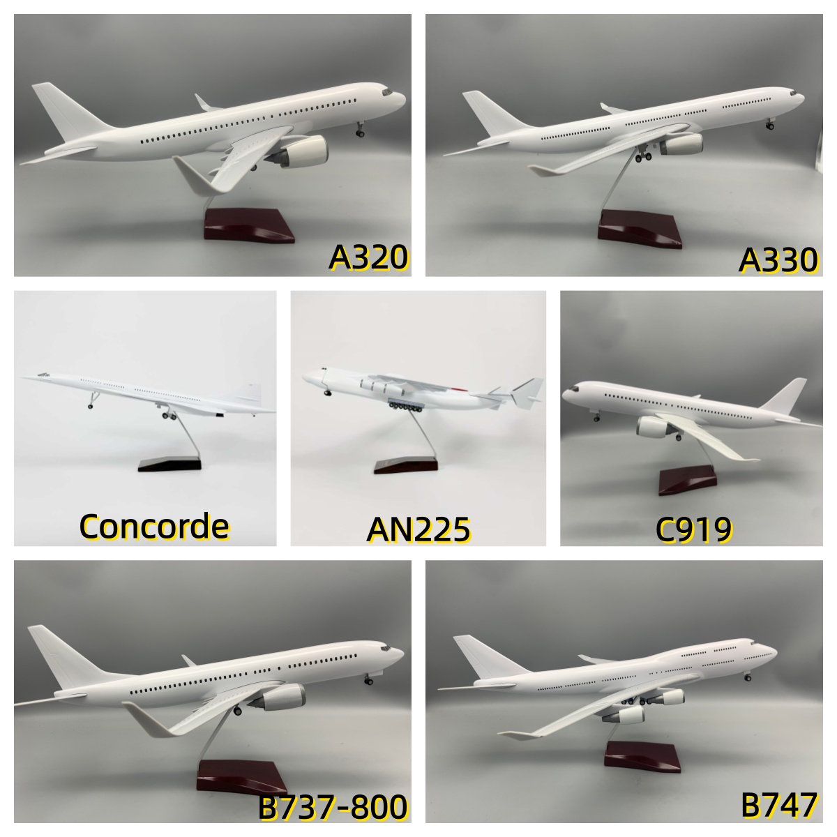 Model Kit Plane - Kit Modello di Aereo Bianco Non