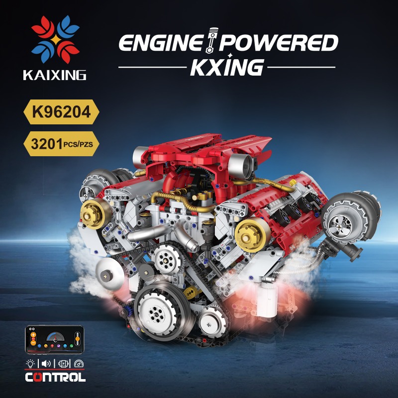 Motore V8 motorizzato 3201 pez - Model Kit Engine V8 recensione e prezzo