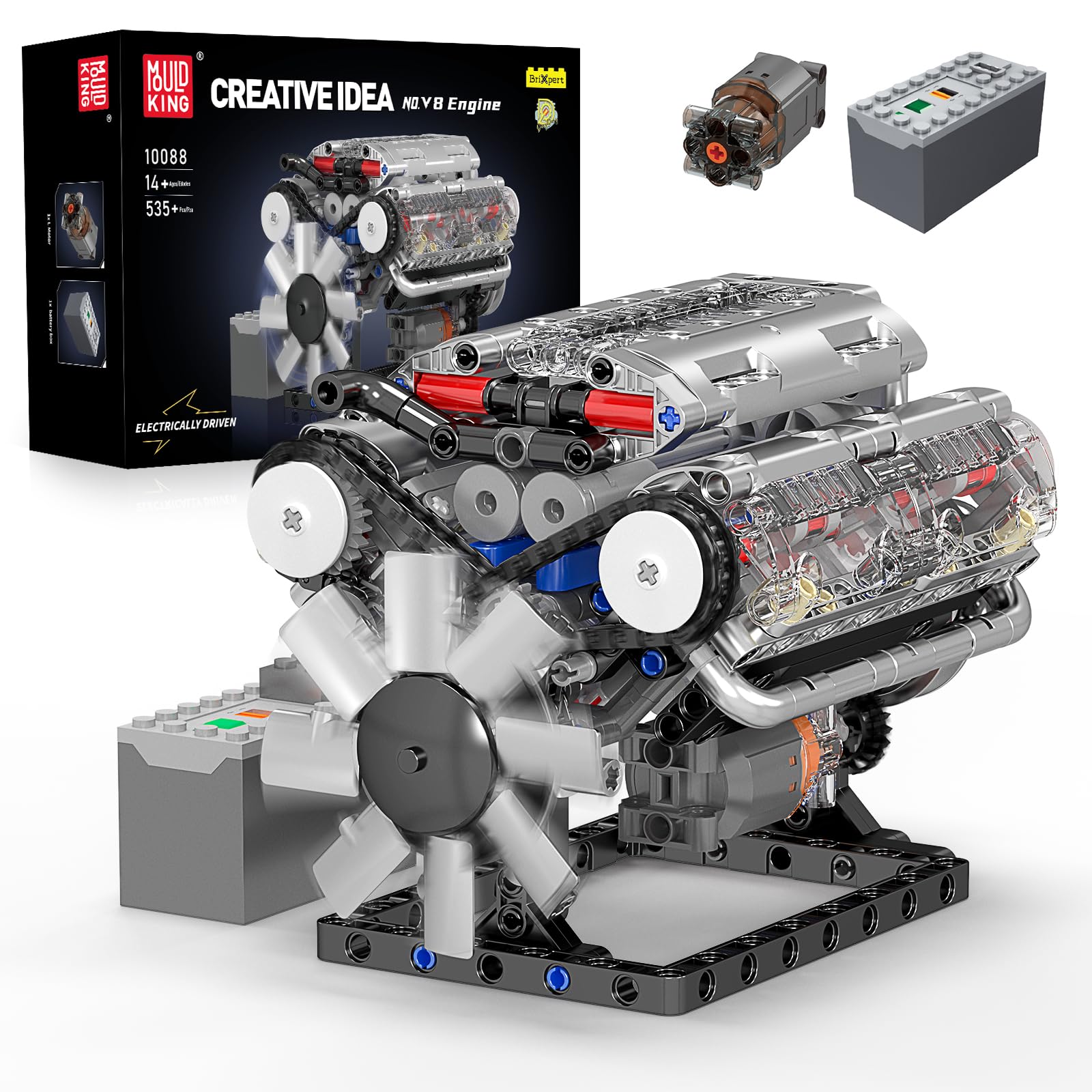 Mould King 10088 Kit di Costru - Model Kit Engine V8 recensione e prezzo