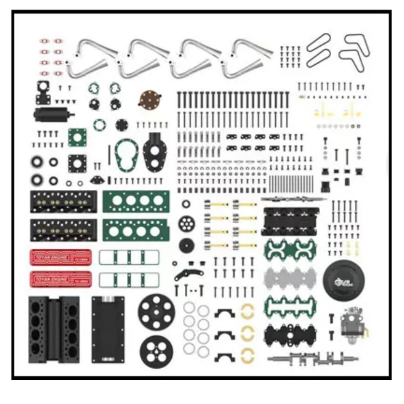 Motore a Gas TOYAN V8 a 4 Temp - Model Kit Engine V8 recensione e prezzo