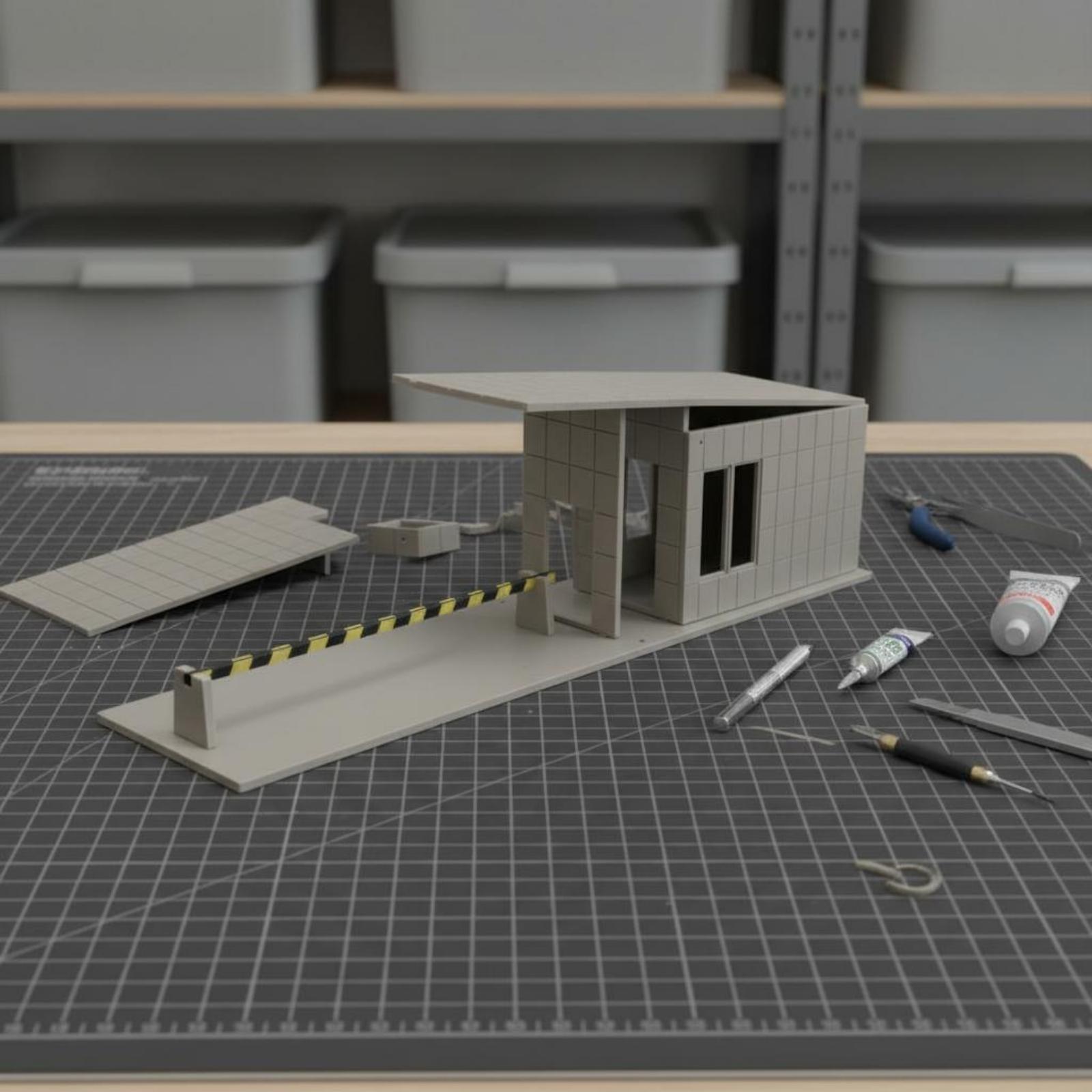 Modello di casetta di sicurezz - Model Kit Glue recensione e prezzo