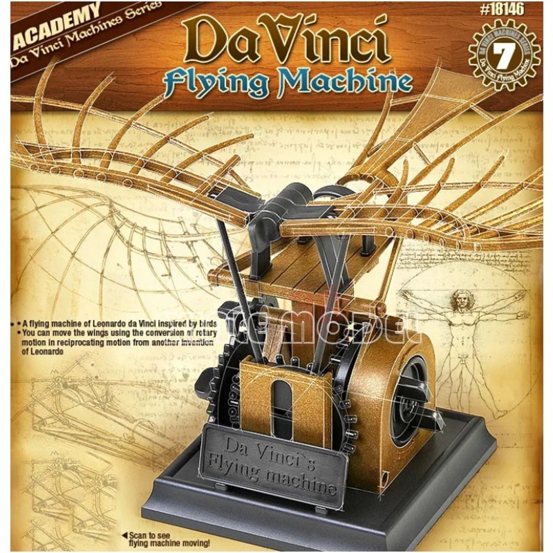 Academy 18146 Da Vinci Flying  - Model Kit Academy recensione e prezzo