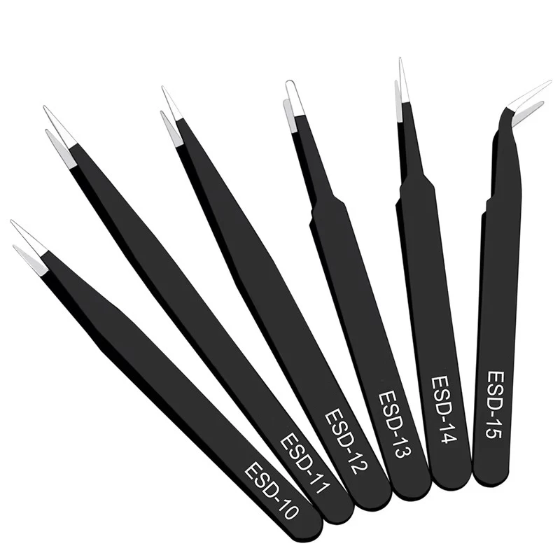 Set di 6 pinzette antistatiche - Model Kit Tweezers recensione e prezzo