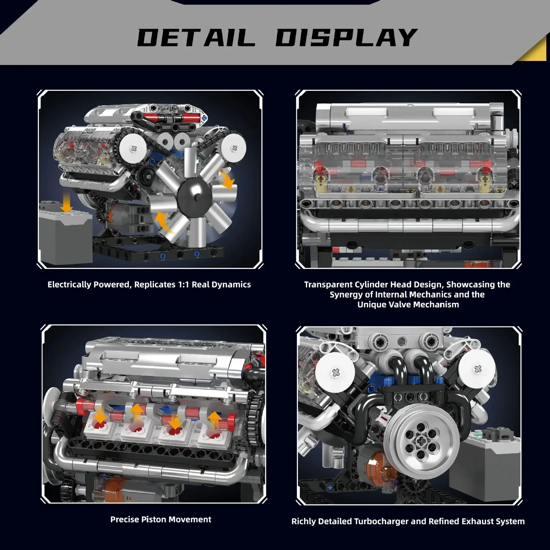 Stampo King V8 Set di blocchi  - Model Kit Engine V8 recensione e prezzo