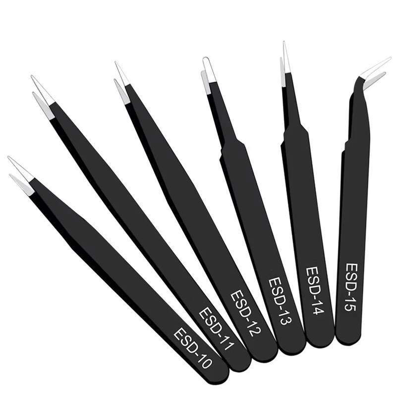 Set di 6 pinzette antistatiche - Model Kit Tweezers recensione e prezzo