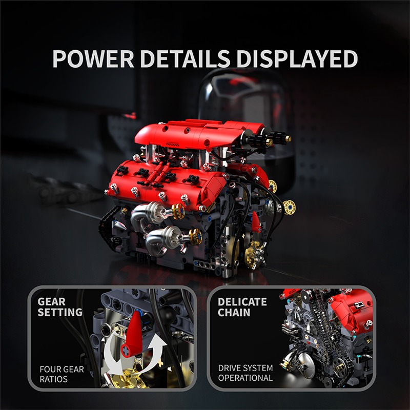 T5011 1370 pz. Kit di Costruzi - Model Kit Engine V8 recensione e prezzo