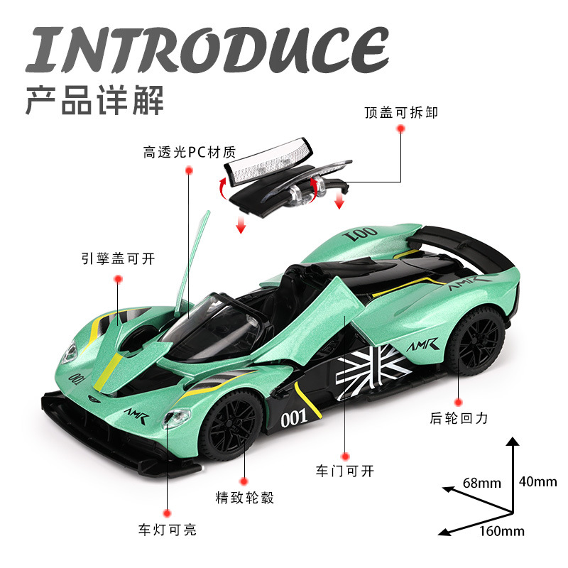 Modellino Auto Sportiva Valkyr - Model Kit Valkyrie recensione e prezzo