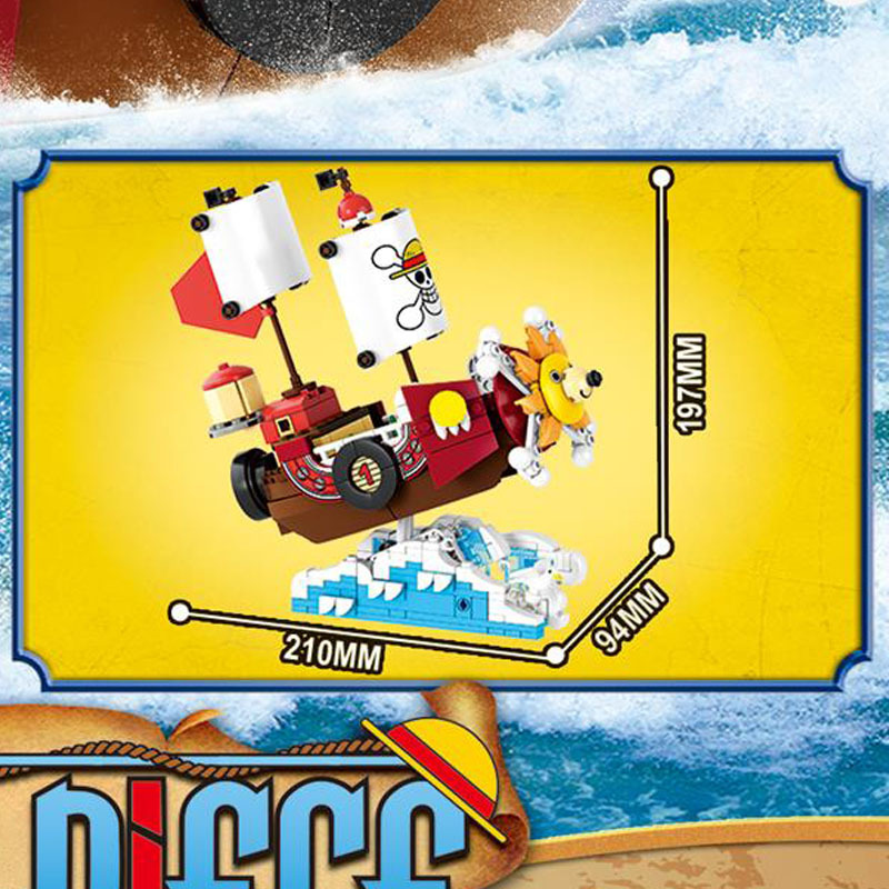 Set 4 in 1 One Piece THOUSAND  - Model Kit One Piece Ship recensione e prezzo