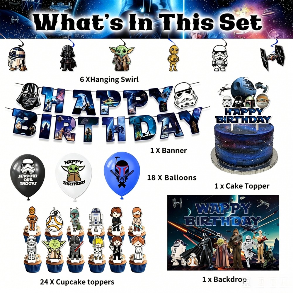 Set Decorazioni per Festa di C - Model Kit Star Wars recensione e prezzo