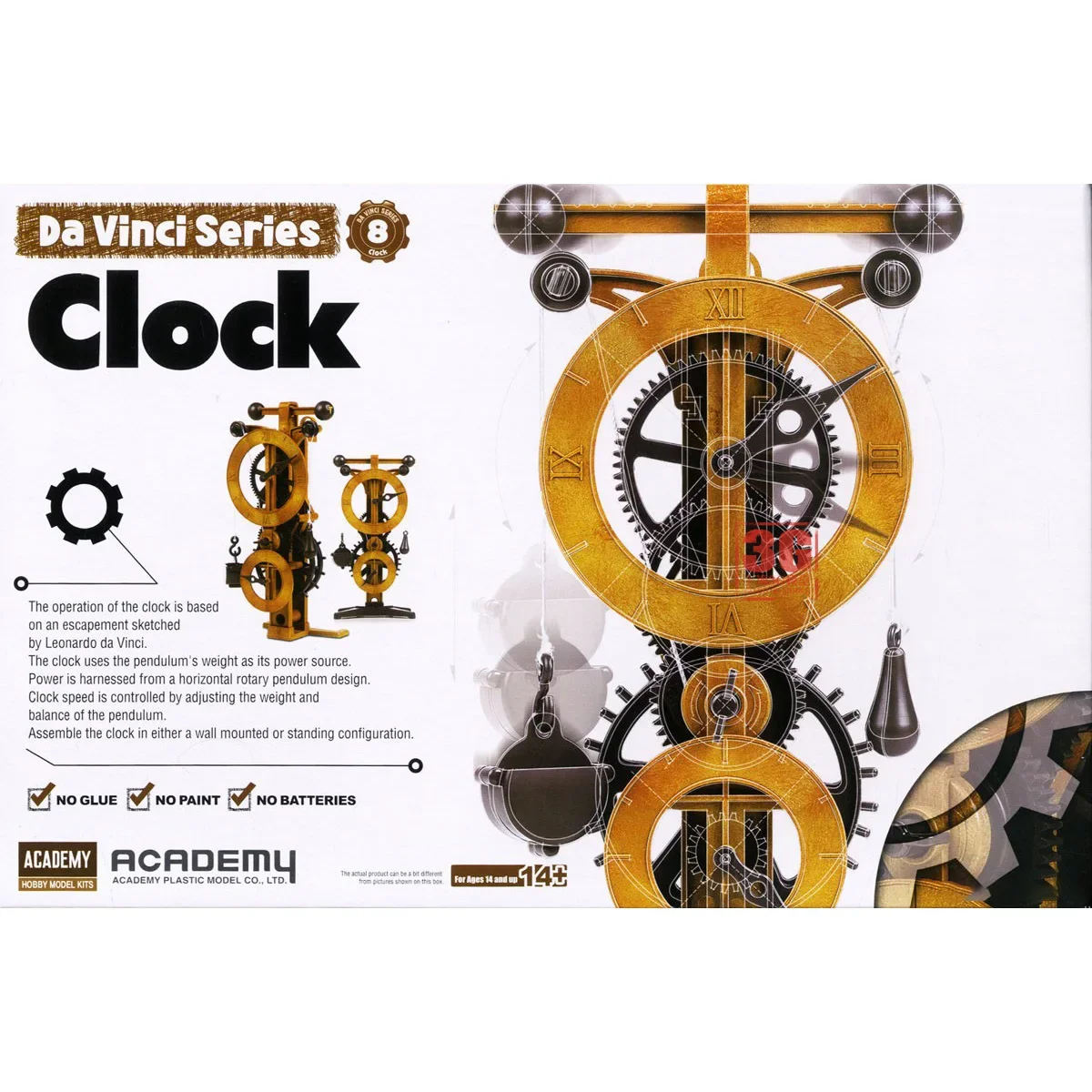 Orologio Academy Model Da Vinc - Model Kit Academy recensione e prezzo